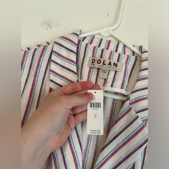 NWT Anthropologie Dolan Striped Blazer Size Small - Picture 2 of 5